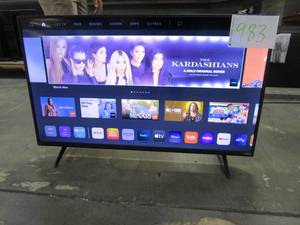 lot 983 image: VIZIO D-Series 40 Class 1080p Full-Array LED HD Smart TV - D40f-J09 (LIGHT SCRATCH TOP CENTER)