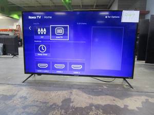 lot 997 image: Element 50 4K UHD Roku TV E4AA50R (NO REMOTE)