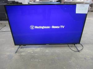 lot 1006 image: Westinghouse 43 4K Ultra HD Roku Smart TV with HDR WR43UT4009