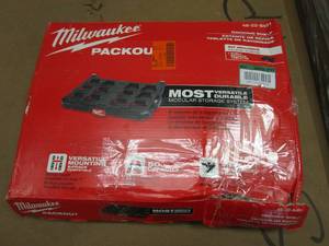 lot 701 image: Milwaukee PACKOUT Wall and Floor Mounting Plate (OPEN BOX)
