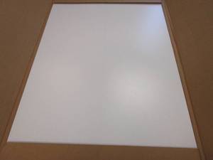 lot 718 image: 58 in x 48 in x 35 in Laminate Panel in White