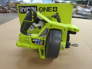 lot 781 image: RYOBI ONE 18V Drain Auger (Tool Only) (OPEN BOX)