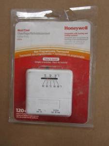 lot 783 image: Honeywell Home Economy Non-Programmable Thermostat with 1H1C Single Stage Heating and Cooling (OPEN PACKAGING)
