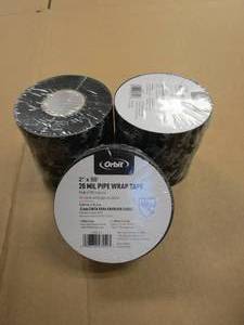 lot 777 image: 5 Pack - Orbit 2 In. X 50 Ft. 20 Mil Pipe Wrap Duct Tape