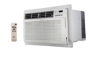 lot 816 image: LG 11,200 BTU 230-Volt Through-the-Wall Air Conditioner LT1237HNR with Heat and Remote in White (OPEN BOX)