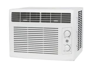 lot 817 image: GE 5,000 BTU 115-Volt Window Air Conditioner for 150 sq. ft. Rooms in White (OPEN BOX)