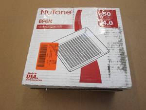 lot 885 image: Broan-NuTone 50 CFM CeilingWall Mount Bathroom Exhaust Fan (OPEN BOX)