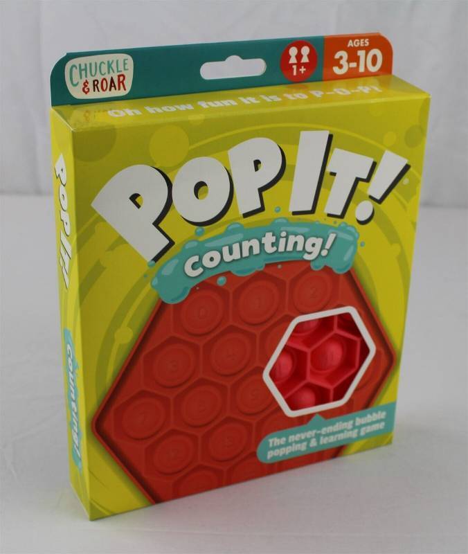 lot 10 image: LOT OF THREE Chuckle & Roar Pop It Counting Educational Travel Game