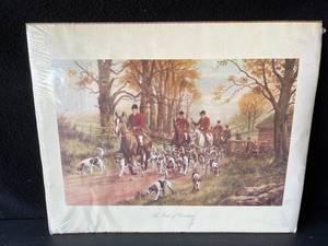 lot 72 image: The Pink of Condition Lithograph, Revolutionary War Print