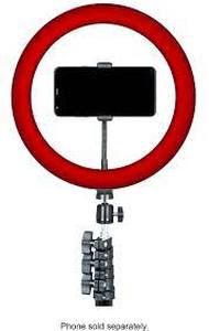lot 60 image: Tocad - Sunpak Rainbow Ring Light Vlogging Kit
