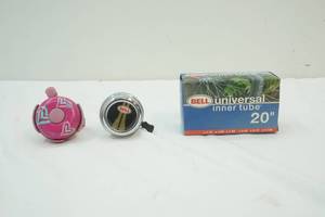 lot 95 image: Inner Tube and bike bells