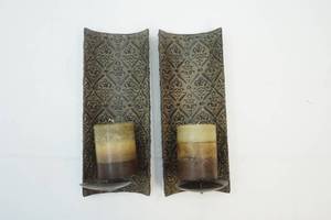 lot 112 image: Wall Candle Holders