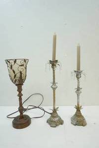 lot 118 image: Candle Stick Holders