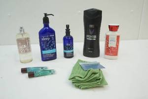 lot 129 image: Bath and Body Works and Axe Body Wash