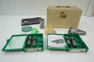 lot 159 image: Box with Reloading Tools
