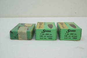 lot 160 image: Sierra Game King 100 Rifle Bullets