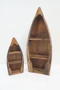 lot 198 image: Wooden Boat Shelves