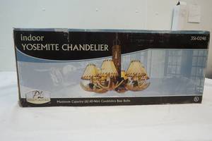 lot 203 image: Indoor Yosemite Chandelier
