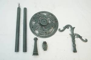 lot 206 image: 2 Pc Lantern Stand
