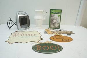 lot 210 image: Ceramic Pitcher and Heater