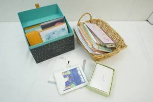 lot 356 image: Greeting Cards with Basket