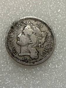 1867 Three Cent Nickel