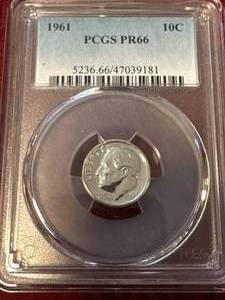 1961 Proof Dime PR66