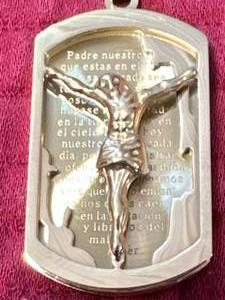 Jesus Christ on the Cross with 24 Inch Chain