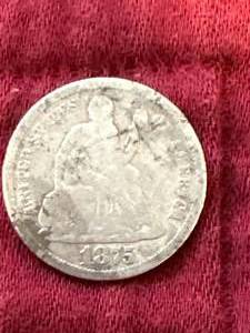 1875 Dime