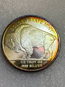 .999 Silver Bison  Sioux � oz Round