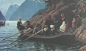lot 212 image: Fine Framed Print by Hans-Dahl