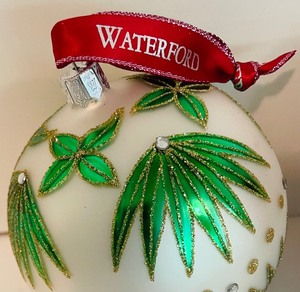 lot 239 image: Two Gorgeous Waterford Ornaments