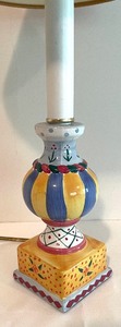 lot 243 image: Petite Colorful Table Lamp