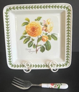 lot 74 image: Port Meirion Serving Platter and Serving Fork