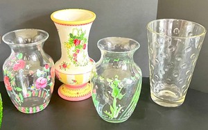 lot 76 image: Variety of Decorative Floral Vases