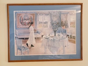lot 193 image: Framed A Day of Celebration Print by Fanny Brate