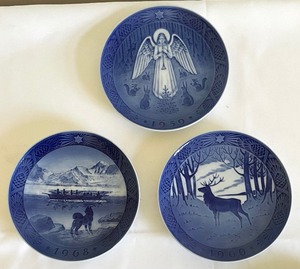 lot 399 image: Nine Royal Copenhagen Collectors Plates