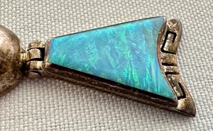 lot 17A image: Beautiful Sterling and Opal Pendant