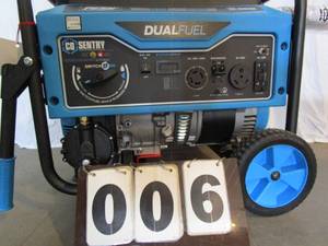 lot 6 image: Pulsar Dual Fuel 6580 Watt Generator