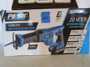 lot 24 image: Pulsar Cordless Reciprocating Saw