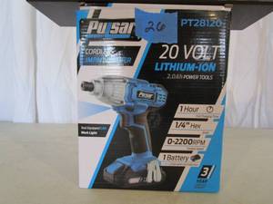 lot 26 image: Pulsar Cordless Impact Driver