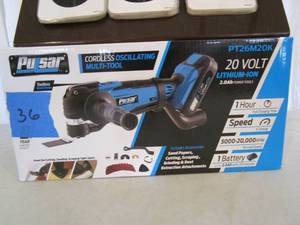 lot 36 image: Pulsar Cordless Oscillating Multi-Tool