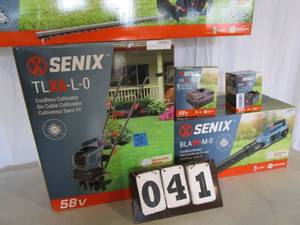 lot 41 image: Senix 58V Cordless Tool Kit