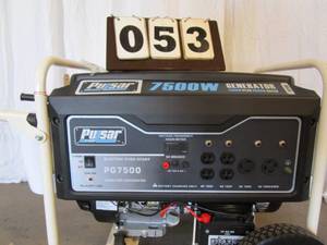lot 53 image: Pulsar 7500 Watt Generator