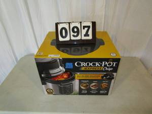 lot 97 image: Crock-Pot Express Crisp