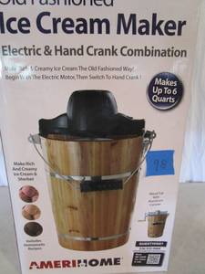 lot 98 image: Ice Cream Maker