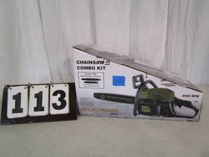 lot 113 image: Sportsman Series Chain Saw Combo Kit