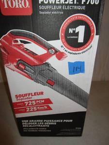 lot 114 image: Toro Power Jet F700 Electric Blower