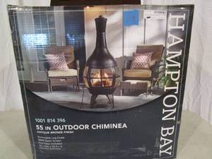 lot 118 image: Hampton Bay Outdoor Chiminea