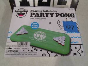 lot 127 image: Big Mouth Floating Inflatable Party Pong